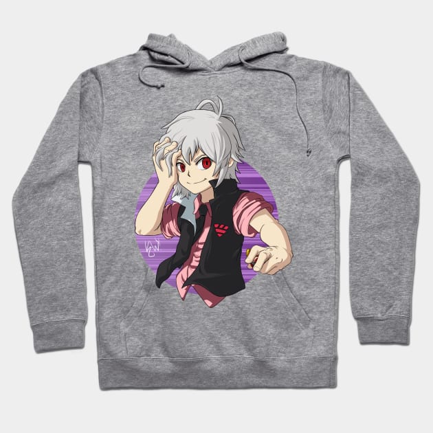 Shu Kurenai from Beyblade Burst Beyblade Burst Hoodie TeePublic